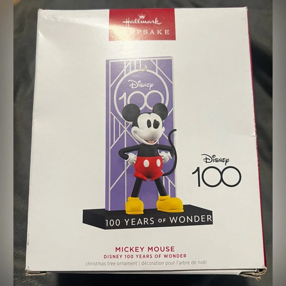 Hallmark Keepsake Christmas Ornament Disney 100 Years of Wonder Mickey Mouse - Picture 4 of 6